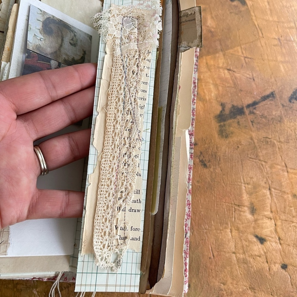 Tall Slim Junk Journal handmade distressed - Picture 9 of 10